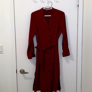 Frank and Oak Midi Shirt Dress